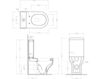 Scheme Floor mounted toilet Olympia Ceramica Clear 04CL Contemporary / Modern