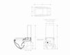 Scheme Floor mounted toilet Hidra Ceramica S.r.l. Hi-line HI 12 Contemporary / Modern