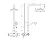 Scheme Shower fittings Joerger Delphi 109.20.265 Contemporary / Modern