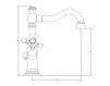 Scheme Wash basin mixer Eurodesign Bagno Limoges SMLV-DD-xx Classical / Historical 