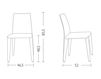 Scheme Chair Karlotta Colico Sedie Sedie 1630 H113 Contemporary / Modern