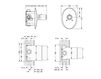 Scheme Thermostatic mixer Joerger Palazzo Crystal 605.40.555 Contemporary / Modern