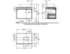 Scheme Wash basin cupboard Keramag Citterio 835275 Contemporary / Modern