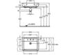 Scheme Countertop wash basin Keramag Renova Nr. 1 225160 Contemporary / Modern
