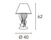 Scheme Table lamp Bellart snc di Bellesso & C. Romantica 3016/LT Classical / Historical 