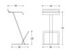 Scheme Bar stool SGABEL Gray Scheme Bar stool Zava Altri SGABEL Contemporary / Modern