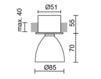 Scheme Light Bruck Deckeneinbauleuchten 100055mcgy Contemporary / Modern