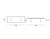 Scheme Dining table WEDGE Living Divani 2013 WEDV300 Contemporary / Modern