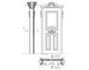 Scheme Wooden door Palazzo 5016/QQ/int 3 brown Scheme Wooden door Palazzo New design porte Emozioni 5016/QQ/int 3 Classical / Historical