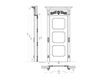 Scheme Wooden door  Pisano New design porte 300 1045/QQ 3 Classical / Historical 