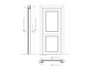 Scheme Wooden door  Giudetto New design porte Metropolis 1011/QQ/A 2 Classical / Historical 