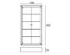 Scheme Glass case 7045 Gray Scheme Glass case Almerich Albor Classic 7045 Classical / Historical