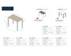 Scheme Dining table Cancio Muebles 2011 Logic Minimalism / High-Tech