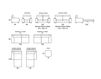Scheme Sofa Rosini S.P.A. Modern ardea COMP. Contemporary / Modern