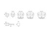 Scheme Sofa Rosini S.P.A. Modern vieste DIVANO 3 P. Contemporary / Modern