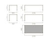 Scheme Dining table Coro 2014 Nest Tavolo rettangolare 210 Contemporary / Modern