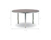Scheme Dining table O-ZON Royal Botania 2014 OZN 130 GWU  Contemporary / Modern