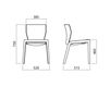Scheme Chair Infiniti Design Indoor BI UPHOLSTERED SEAT PANEL 1 Contemporary / Modern