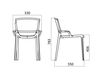 Scheme Chair Infiniti Design Indoor FIORELLINA PERFORATED SEAT AND BACK 2 Contemporary / Modern