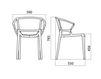 Scheme Armchair FIORELLINA PERFORATED SEAT AND BACK WITH ARMS 3 Light beige Scheme Armchair Infiniti Design Indoor FIORELLINA PERFORATED SEAT AND BACK WITH ARMS 3 Contemporary / Modern