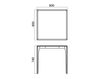 Scheme Сoffee table PORTA VENEZIA BAR TABLE - 4 LEGS Light beige Scheme Сoffee table Infiniti Design Indoor PORTA VENEZIA BAR TABLE - 4 LEGS Contemporary / Modern