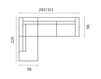 Scheme Sofa Divanidea Design SQUARE Contemporary / Modern