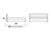 Scheme Bed Citterio Meda Beds CLASSIC 269LML 4 Contemporary / Modern