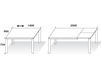 Scheme Dining table Diamante 14 Mobil Gam Living Horizon X.975 Contemporary / Modern
