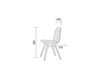 Scheme Chair DEBBY Dall’Agnese Spa Complementi CSE04433 Contemporary / Modern