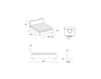 Scheme Bed CHRISTAL Dall’Agnese Spa 2015 GL01180 Contemporary / Modern