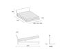 Scheme Bed BASIC Dall’Agnese Spa 2015 L0BS19180 Contemporary / Modern