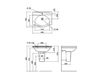 Scheme Wash basin with pedestal Damea Gentry Home 2015 3000 3008 Classical / Historical 