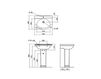 Scheme Wash basin with pedestal Damea Gentry Home 2015 3000 3003 Classical / Historical 