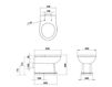 Scheme Floor mounted toilet Claremont Gentry Home 2015 2209 Classical / Historical 