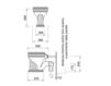 Scheme Floor mounted toilet Belgravia Gentry Home 2015 2505 Classical / Historical 