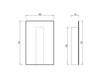 Scheme Towel dryer  Rectangle MG 12 I Gioielli T0200.220.01 AT0103.03 Contemporary / Modern
