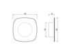 Scheme Towel dryer  Square MG 12 I Gioielli T0107.220.01 AT0101.03 Contemporary / Modern