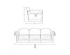 Scheme Sofa Elegance Zandarin Exellence ELEGANCE 272X110 3 SEDILI (exellence) Classical / Historical 