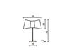 Scheme Table lamp Designheure COUTURE L60gctbpdp Contemporary / Modern